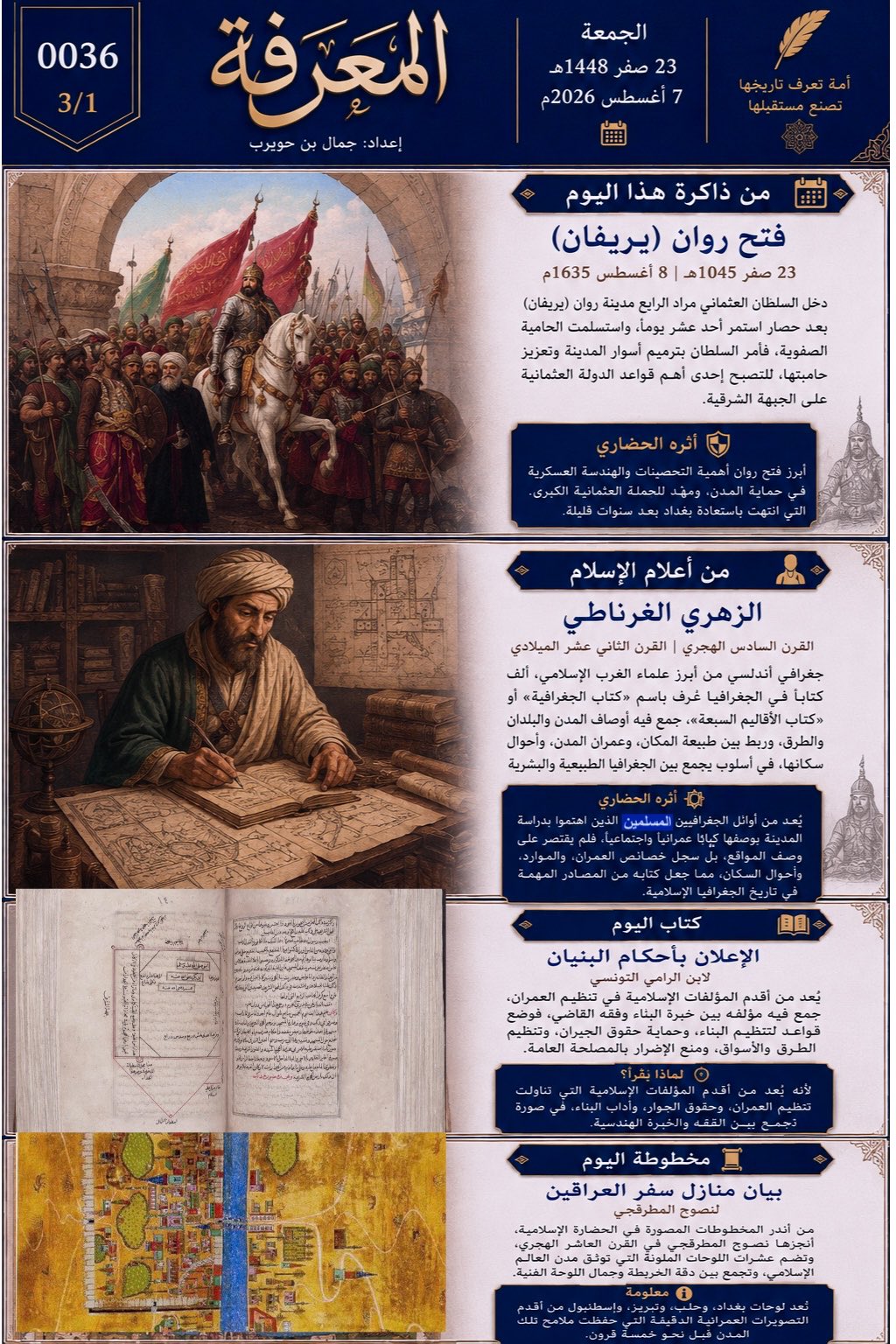 صباح المعرفة — 23 صفر 1448هـ