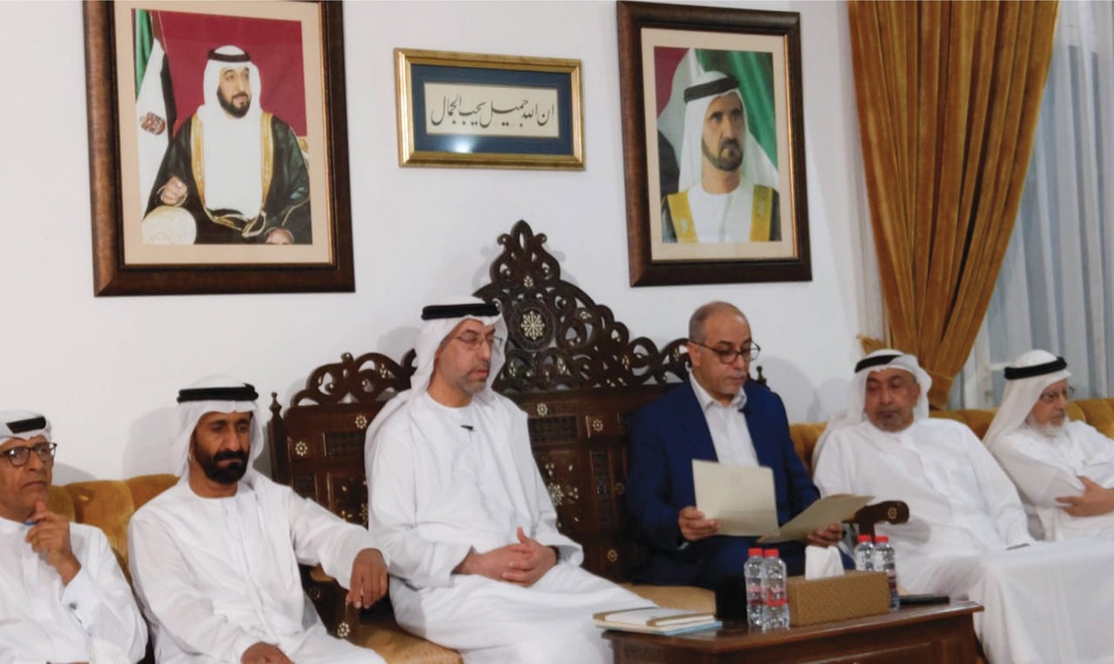 أحمد شبيب الظاهري يحاضر عن «الحياة البرلمانية في الإمارات»