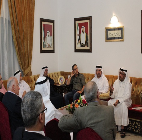 ندوة الأستاذ خالد الجلاف في مركز جمال بن حويرب للدراسات