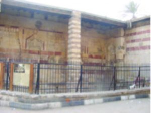 حوض سَقي الدَّواب المُلحق بِمَجموعة السُّلطان قَايتباي بِصَحراء المَماليك.