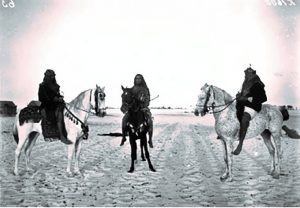 أولاد الشيخ زايد بن خليفة على ظهور الخيل