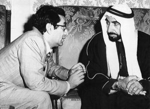 الشيخ زايد في حديث مع سيف غباش