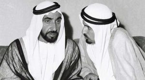 الشيخ زايد طيب الله ثراه وأحمد السويدي