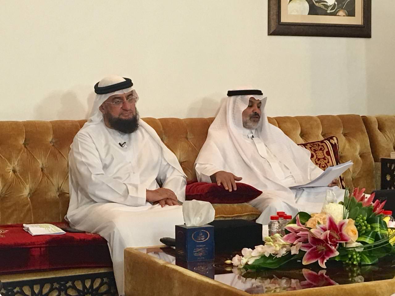 قاسم الرويس يحاضر في مركز جمال بن حويرب للدراسات عن عمان في الصحافة العربية
