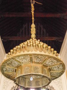 الصورة(25 ): الجامع الكبير بفاس الجديد، الثريا الكبرى