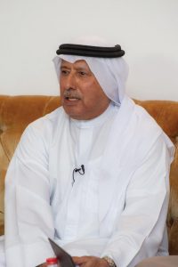 جمعة خلفان بلهول متحدثاً في الجلسة