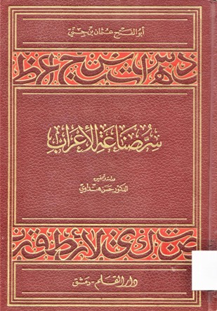 سر صناعة الأعراب