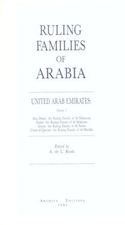 RULING FAMILIES OF ARABIA