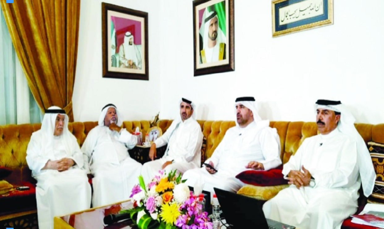 علي عبيد الهاملي يحاضر عن نشأة الإذاعة والتلفزيون في الإمارات بمركز جمال بن حويرب للدراسات