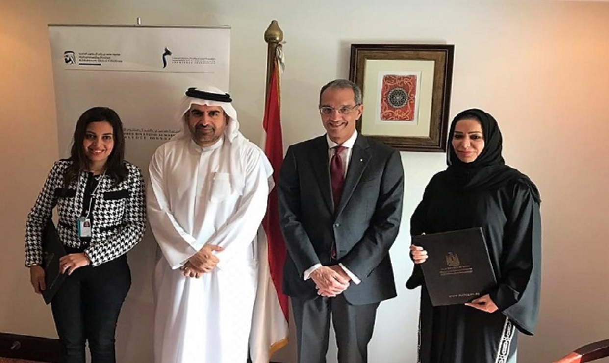 طلعت يشهد توقيع مذكرة تفاهم بين "إيتيدا" ومؤسسة محمد بن راشد آل مكتوم للمعرفة