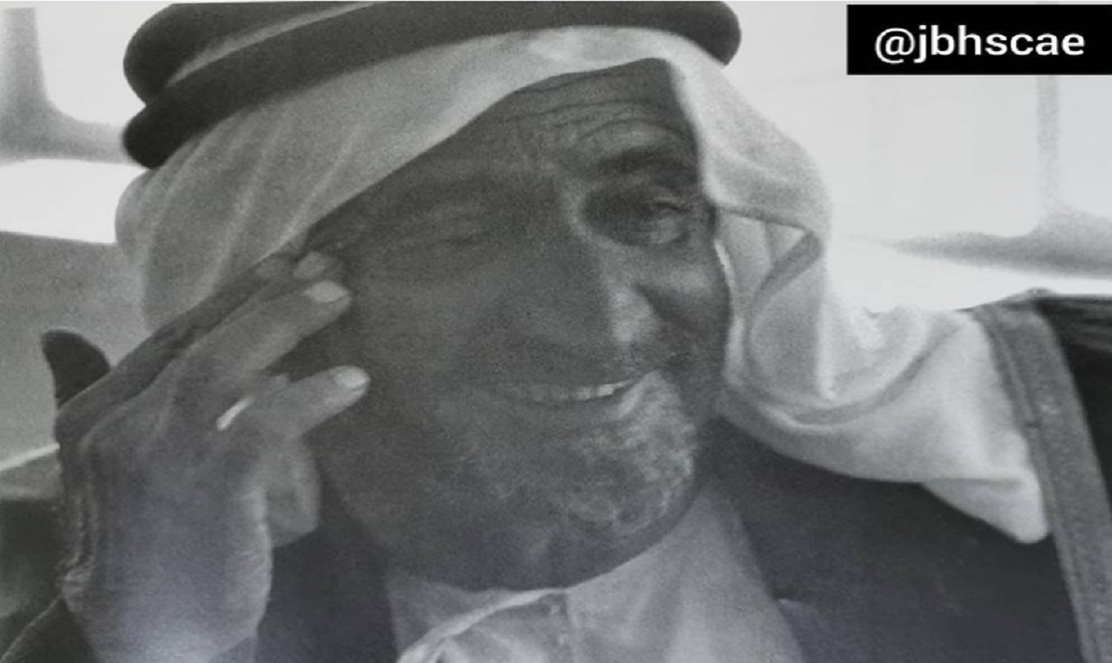 المغفور له الشيخ راشد بن سعيد آل مكتوم عام 1962م